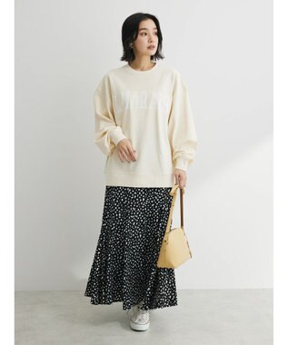 Green Parks ロゴトレーナーＴＥＥ Ecru