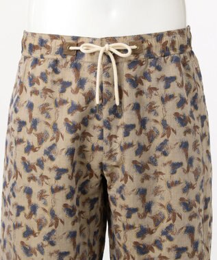 JOSEPH ABBOUD MOUNTAIN 【SPACE】OGアロハリーフ ハーフパンツ ダークブラウン系5