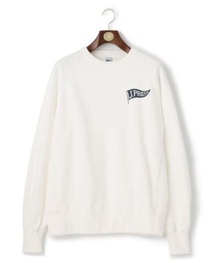 J.PRESS MEN 【Pennant Label】Sweatshirt / J.PRESS Flag ホワイト系
