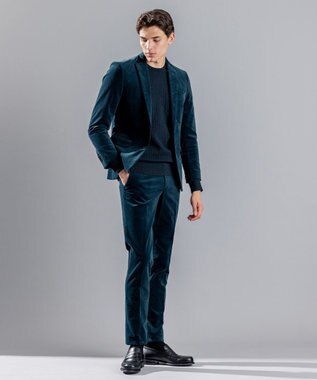 JOSEPH HOMME ライトコーデュロイストレッチ　ジャケット ピーコックグリーン系