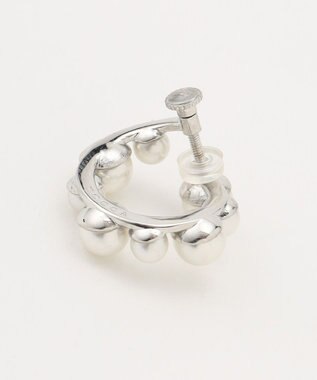 TOCCA FRILL PEARL EARRINGS イヤリング シルバー系