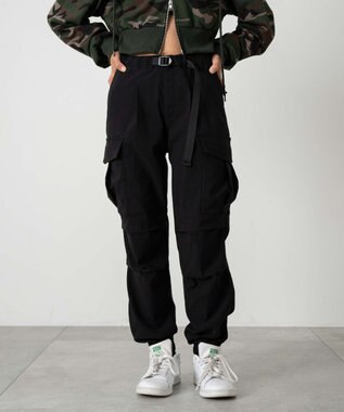 WEGO 【KIDS/ユニセックス着用ITEM】ストレッチベイカーパンツ（JUNIOR） ブラック