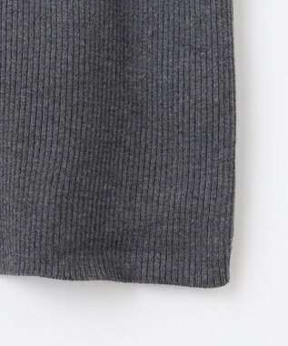 ANY L ニットタイトスカート チャコール