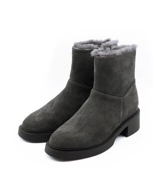 APOM ウォータープルーフムートンブーツ 45 グレースエード