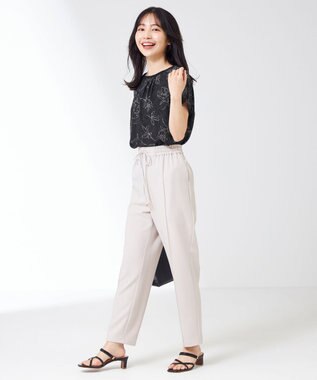 ANY SIS 【美人百花6月号掲載】やみつキレイ パンツ アイボリーベージュ