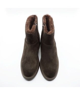 APOM ウォータープルーフムートンブーツ 45 ダークブラウンスエード