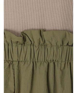 Green Parks ・ＥＬＥＮＣＡＲＥ　ＤＵＥ　リブキリカエワンピ Gray Beige