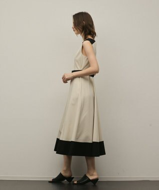 GRACE CONTINENTAL ジャージワンピース ベージュ