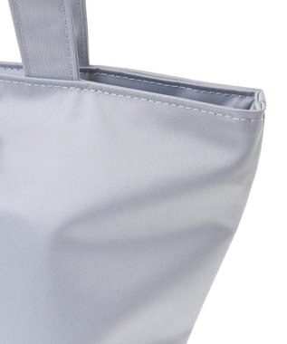 Maison de FLEUR フレームロゴサテンバッグ Grayish Blue