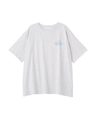 AMERICAN HOLIC BARロゴプリントTシャツ Light Gray Mixture