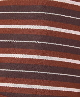 AMERICAN HOLIC 【PENNEY'S】レトロボーダー半袖ニット Orange