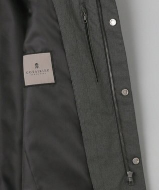GOTAIRIKU 【帝人】SOLOTEXラミネートスタンドカラー コート グレー系