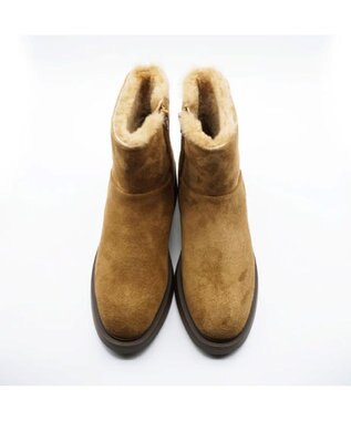 APOM ウォータープルーフムートンブーツ 45 キャメルスエード