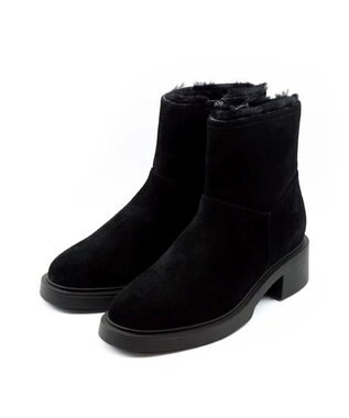 APOM ウォータープルーフムートンブーツ 45 ブラックスエード