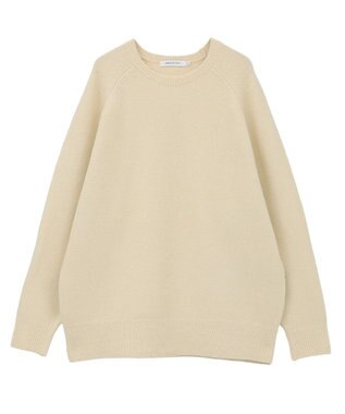 AMERICAN HOLIC ラグランラメニットプルオーバー Ivory