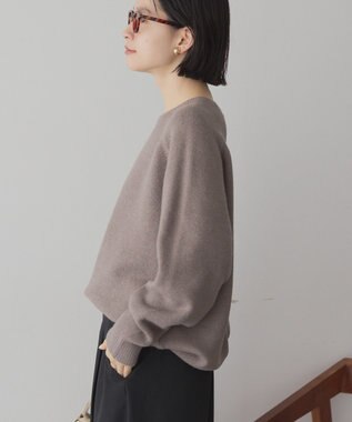 AMERICAN HOLIC ラグランラメニットプルオーバー Mocha