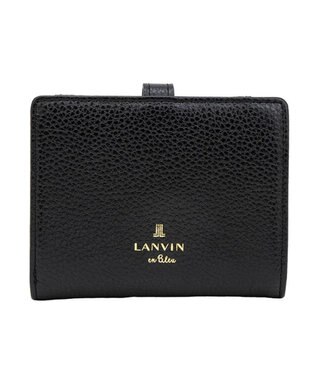 LANVIN en Bleu リュバン コンパクト二つ折り財布 ブラック