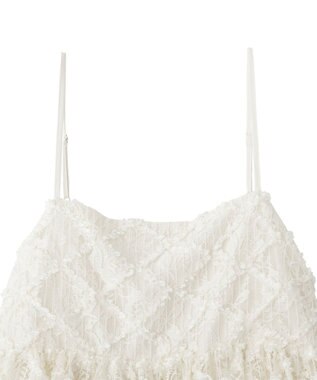 earth music&ecology 【予約】フリンジレースキャミビスチェ ブラック