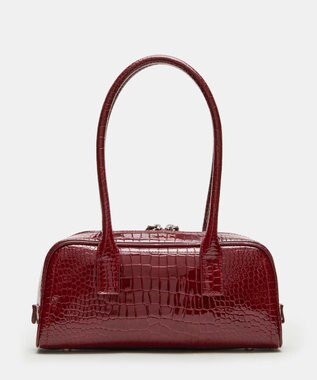 STEVE MADDEN BANISE スクエアフォルムバッグ レッド