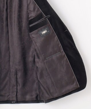 JOSEPH ABBOUD 【JAPANファブリック/オーガニックコットン】ソフトコーデュロイ ジャケット ブラック系