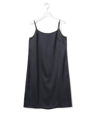 23区 S シアースパンオーガンジー ワンピース ネイビー系