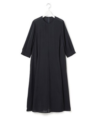 23区 S シアースパンオーガンジー ワンピース ネイビー系