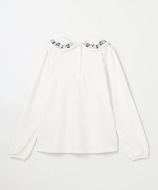 ANY KIDS 音符ブラウス オフホワイト