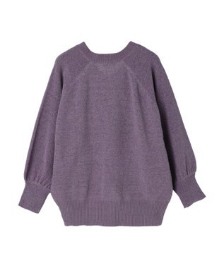CRAFT STANDARD BOUTIQUE 洗えるコードモールＶネックプルオーバー Purple