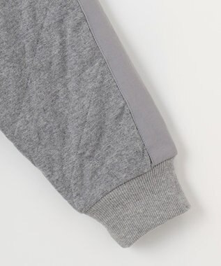 PW CIRCULUS 【裏地付き/防寒】【MEN】キルティングスエットプルオーバー グレー系