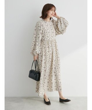 Green Parks ・Ｐｅｔｉｔ　Ｆｌｅｕｒ　フラワーｐｔワンピース Ivory