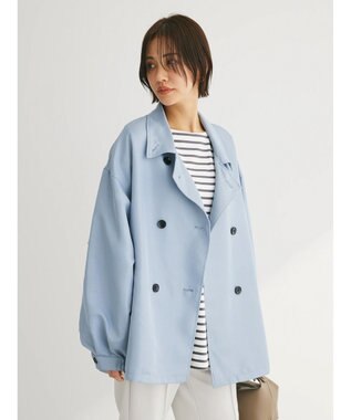 Green Parks ・ＥＬＥＮＣＡＲＥ　ＤＵＥ　ミドル丈トレンチコート Gray