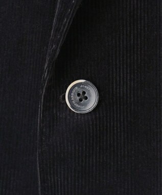 JOSEPH ABBOUD 【JAPANファブリック/オーガニックコットン】ソフトコーデュロイ ジャケット ブラック系