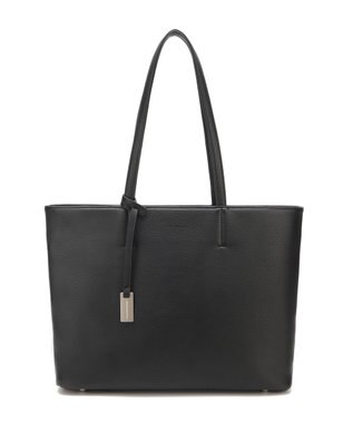 style code 【MERCURYDUO/マーキュリーデュオ】レニス　チャーム付きシンプルラージトートバッグ ブラック