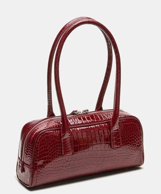 STEVE MADDEN BANISE スクエアフォルムバッグ レッド