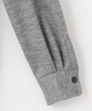 JOSEPH ABBOUD 【軽量/ストレッチ/尾州が誇る上質素材 】ウールミルドジャージーシャツ グレー系ストライプ