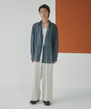 WEGO シアーパターンBIGシャツ（LS） 柄2