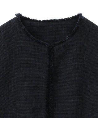 YECCA VECCA ツイードジャケット Navy