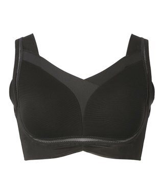 BRADELIS New York 【Yukine inc. 】ゆきねえモアソフト快適ホールドブラ24  接触冷感 ノンワイヤーでラクに補正 ブラジャー YH124201 ブラック