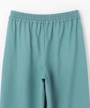 ANY 【ウエストゴム】イージーケアライトストレッチワイドパンツ ブルー