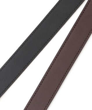 23区 ツイスト バックル ベルト ダークブラウン系