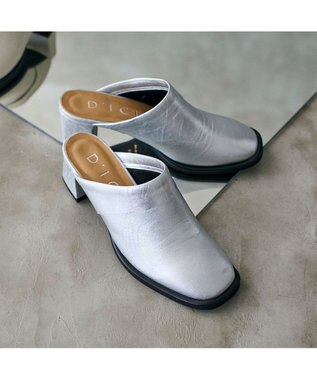 MODE ET JACOMO <D'ICI>クラシカルチャンキーヒールミュール