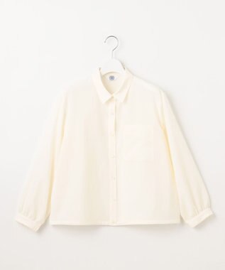 J.PRESS LADIES S 【洗える・接触冷感・防シワ・吸水速乾】BREEZE COOL シャツ ブラウス オフホワイト系