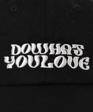 WEGO 【ユニセックス着用ITEM】ウネリロゴツイルキャップ ブラック