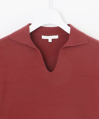 自由区 S レーヨンストレッチスキッパー ニット ローズ