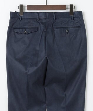 JOSEPH ABBOUD 【キングサイズ・ストレッチ/スウェードタッチ/JAPANファブリック】コマ スウェード パンツ ネイビー系