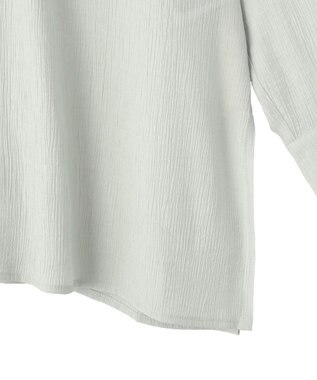 AMERICAN HOLIC 楊柳バンドカラーシャツ Mint