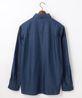 JOSEPH ABBOUD MOUNTAIN 【SPACE／UNISEX】Fine Count INDIGO シャツ ネイビー系