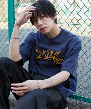 WEGO グラフィックBIG　T（SS） ネイビー