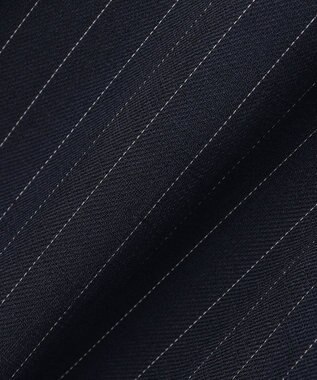 uncrave リネンライクツイル オールインワン ネイビーストライプ