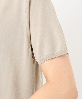 J.PRESS LADIES 【洗える】レーヨンストレッチ レイヤードニット ベージュ系